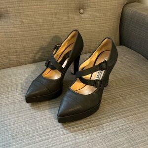 Acne Studios Black Heels with Straps